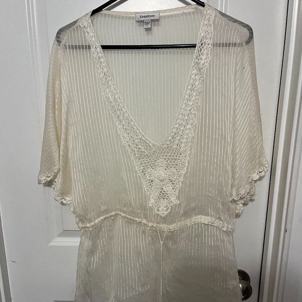 Vintage Bebe Blouse Sheer